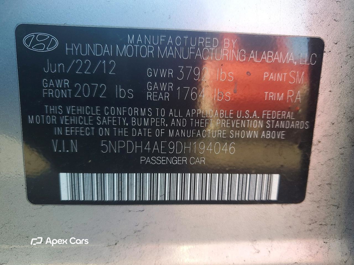 Hyundai Elantra 2013