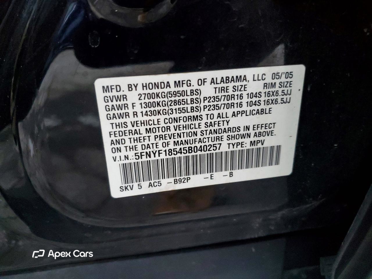 Honda Pilot 2005