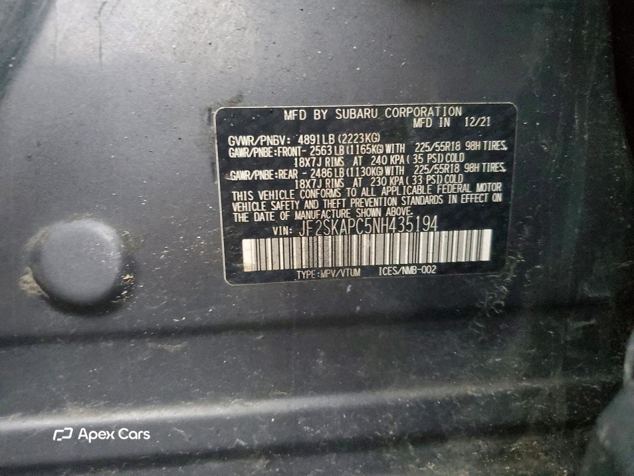 Subaru Forester 2022
