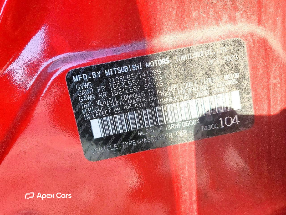 Mitsubishi Mirage 2024