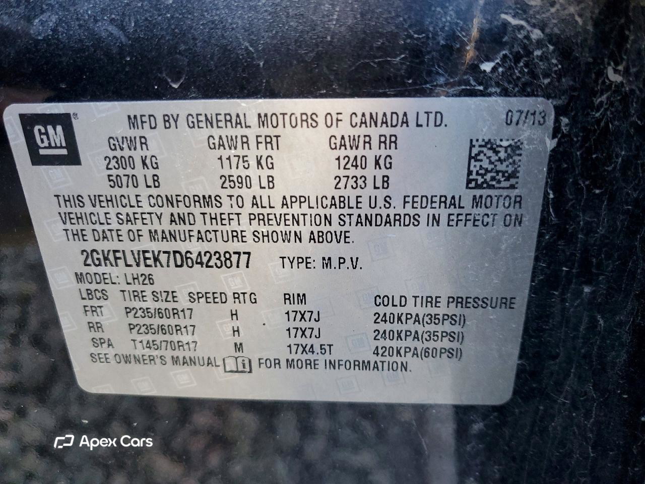 GMC Terrain 2013