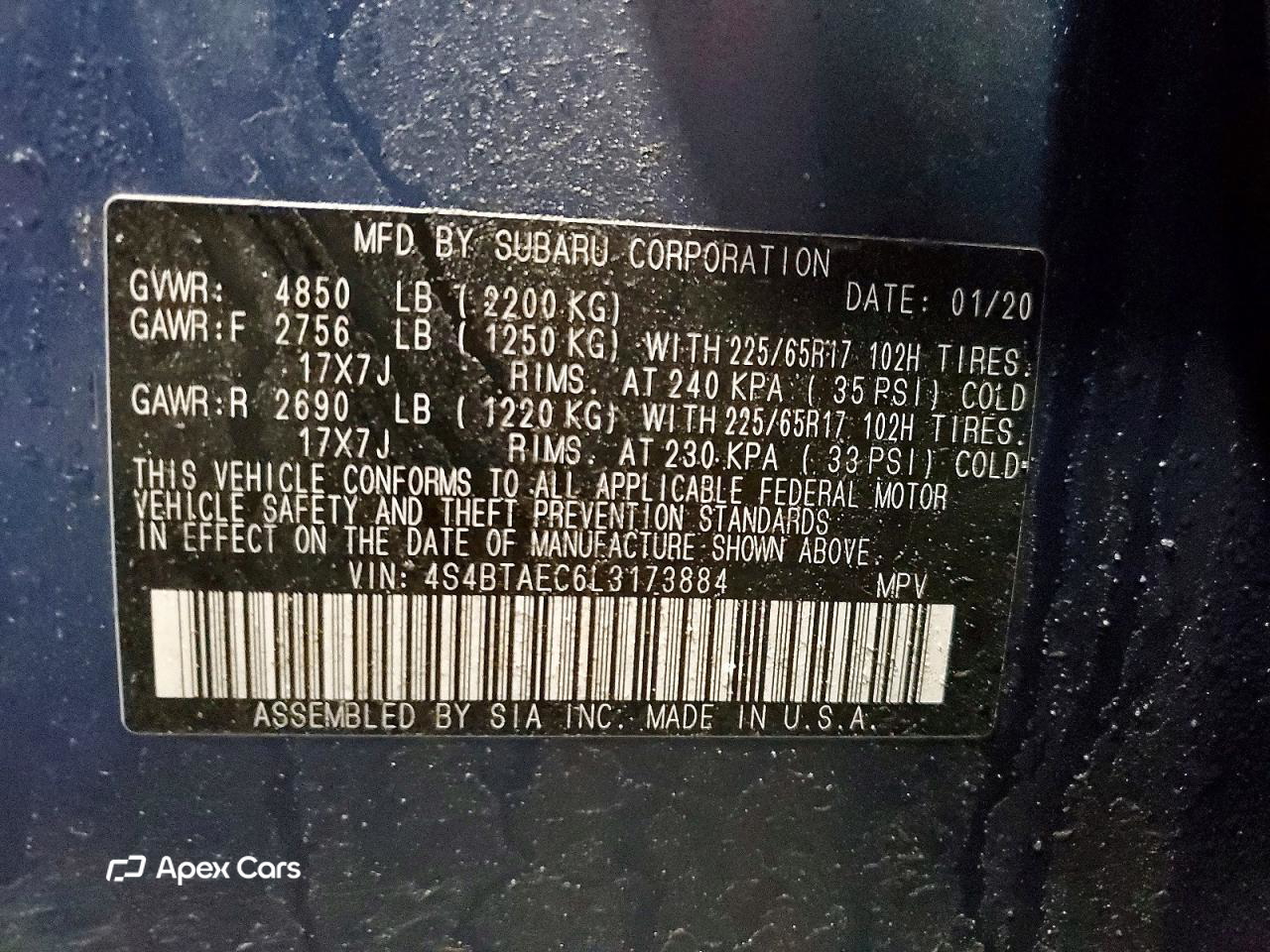 Subaru Outback 2020