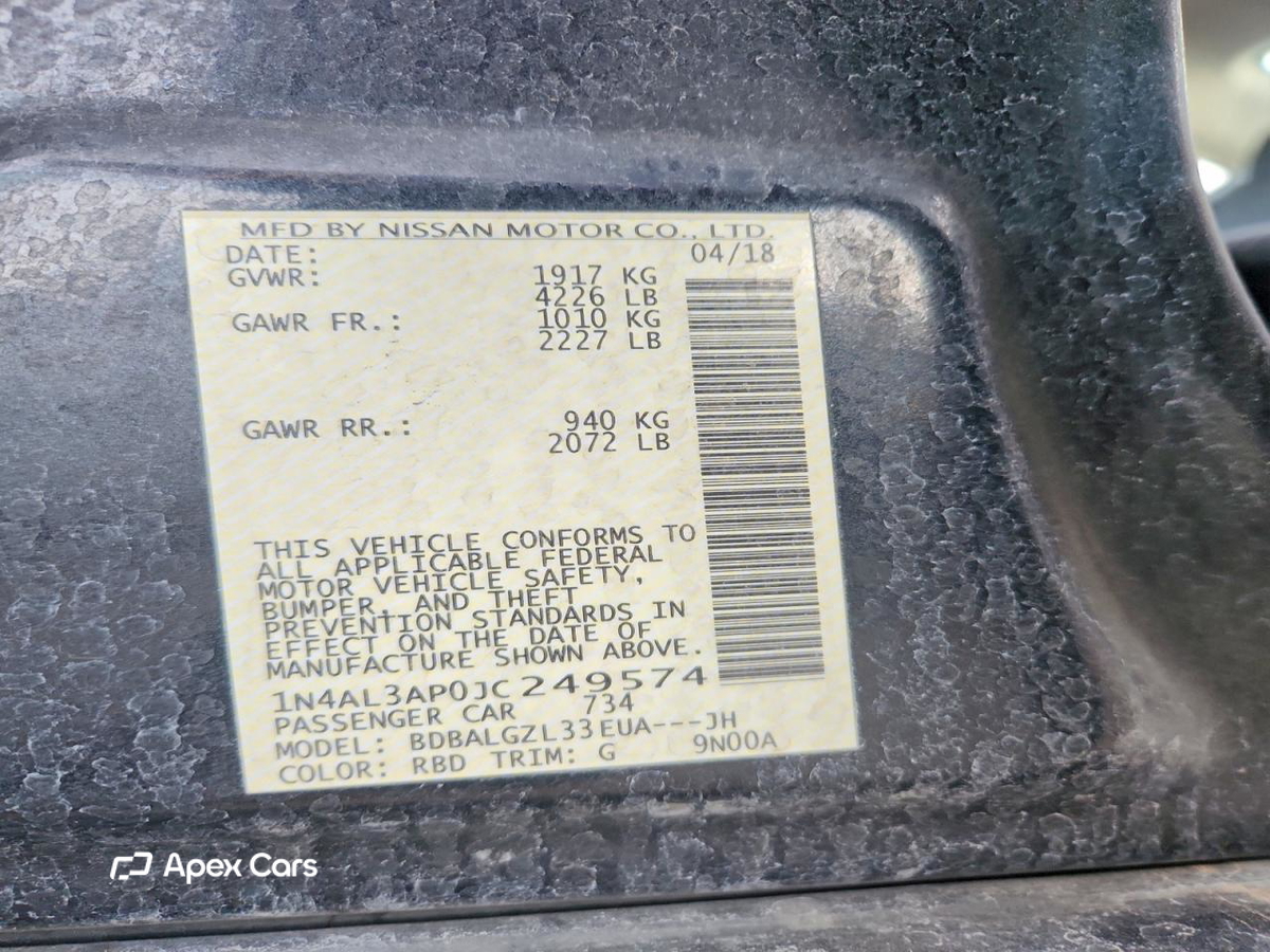 Nissan Altima 2018