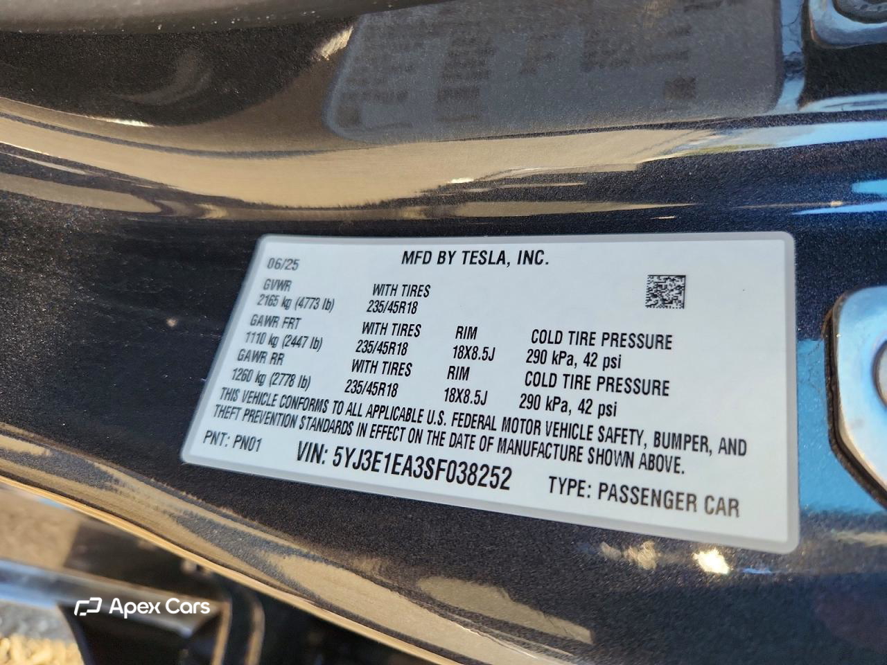 Tesla Model 3 2025