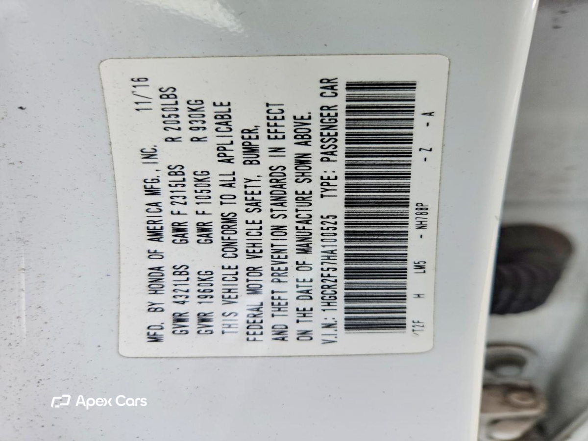 Honda Accord 2017
