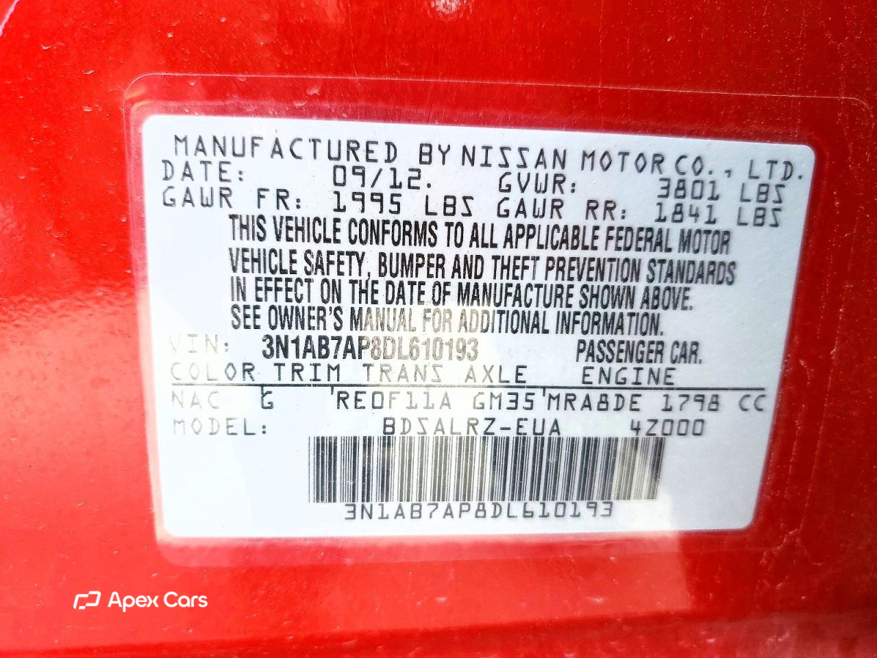 Nissan Sentra 2013