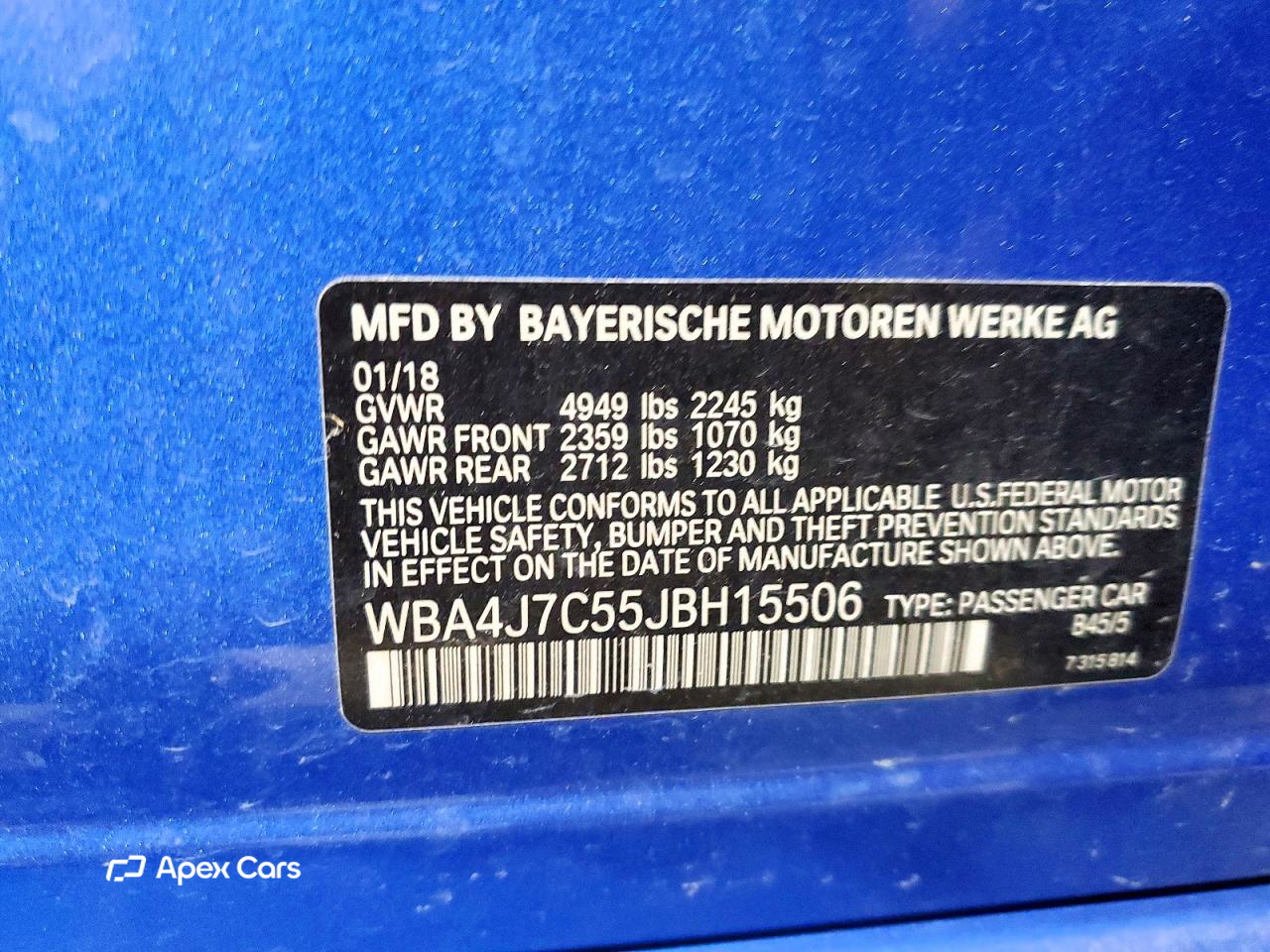 BMW Series 4 2018