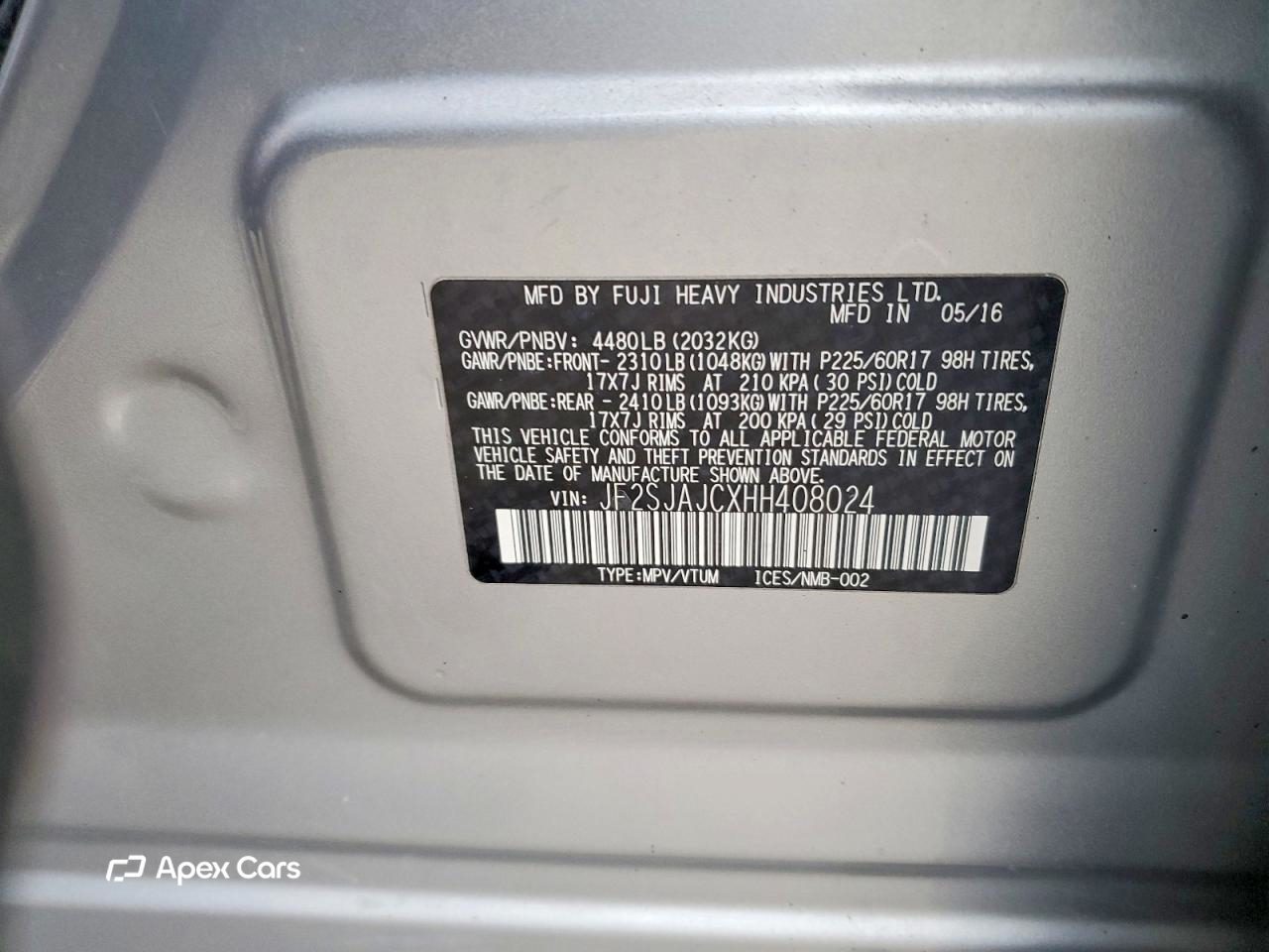 Subaru Forester 2017