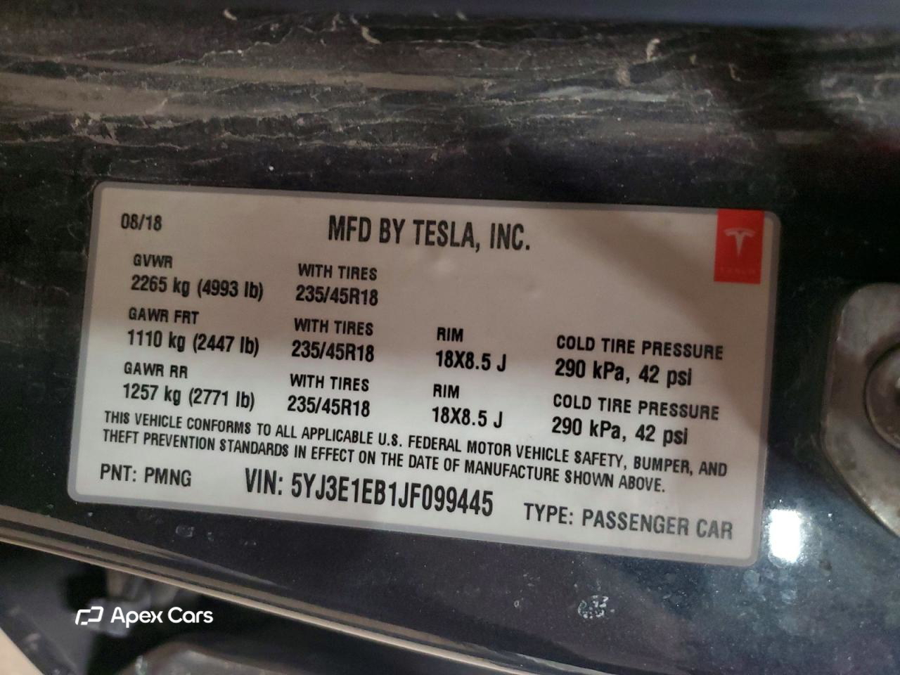 Tesla Model 3 2018