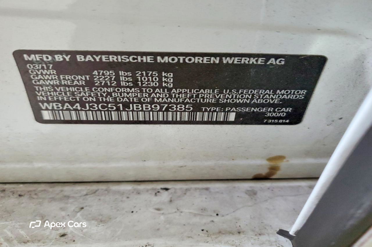 BMW Series 4 2018