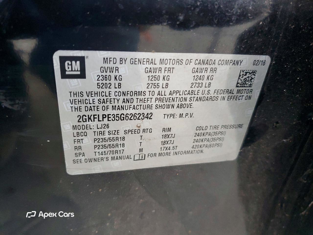 GMC Terrain 2016