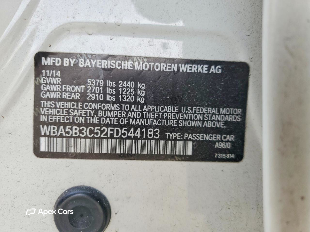 BMW Series 5 2015