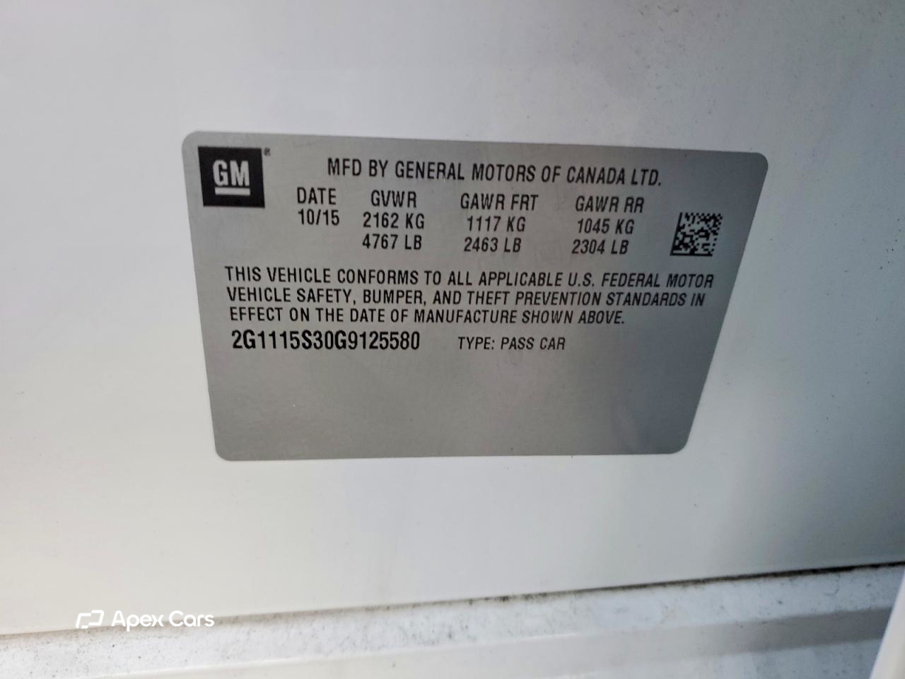 Chevrolet Impala 2016
