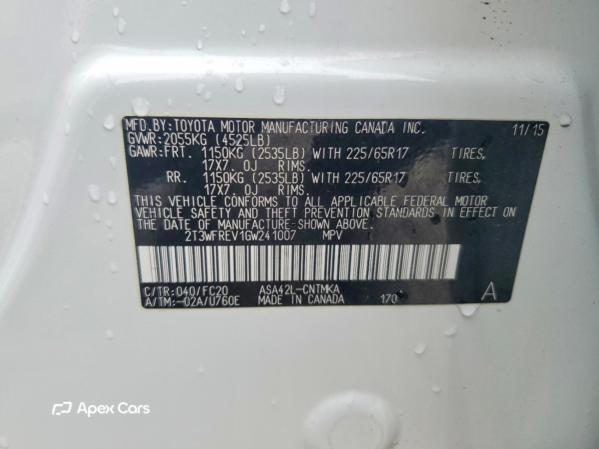 Toyota RAV 4 2016
