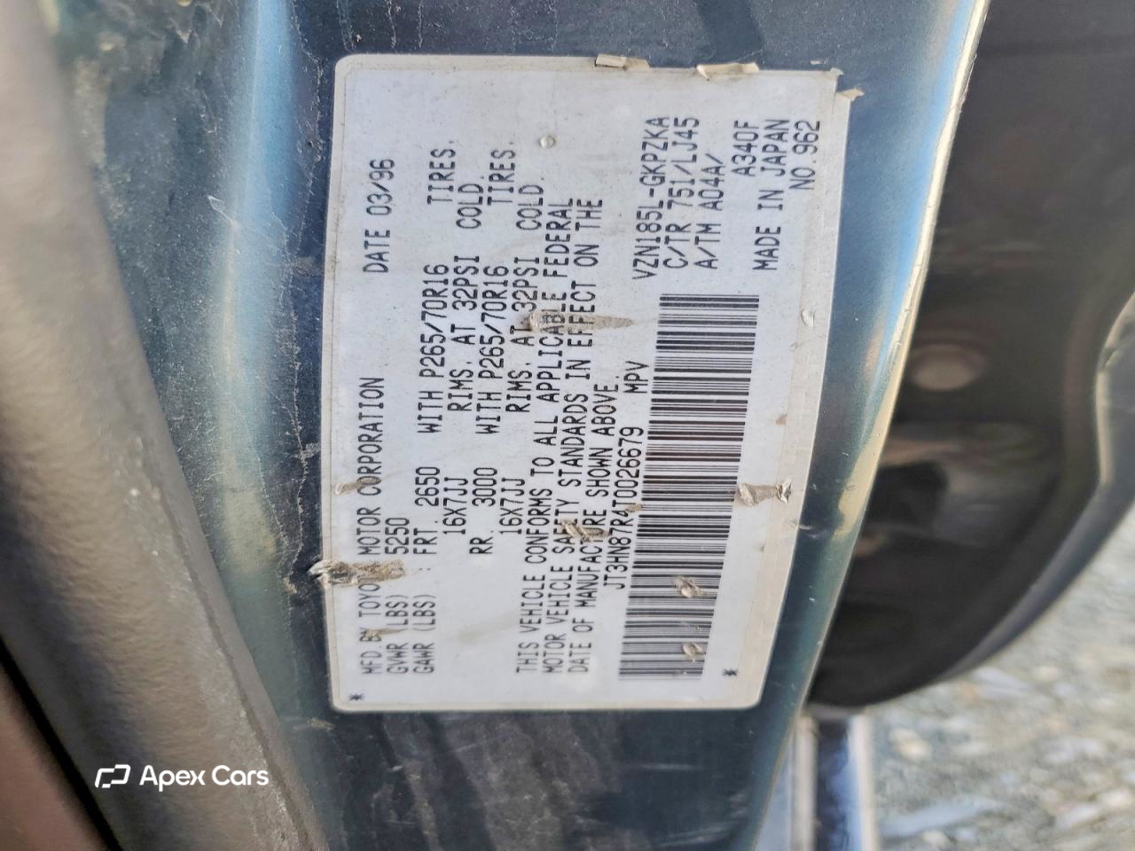 Toyota 4Runner 1996