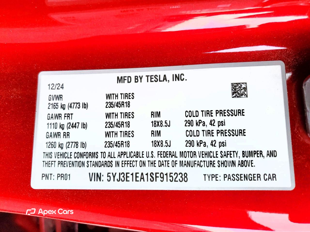 Tesla Model 3 2025