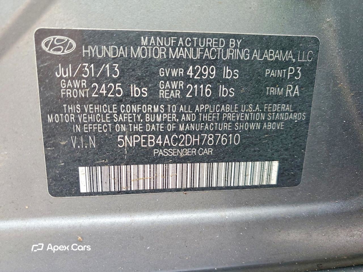 Hyundai Sonata 2013