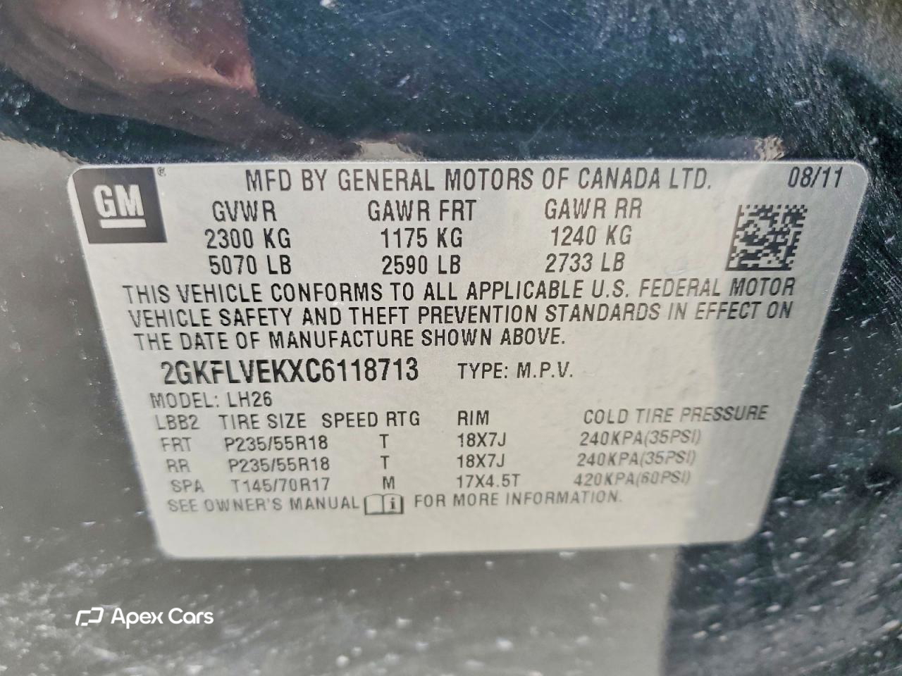 GMC Terrain 2012