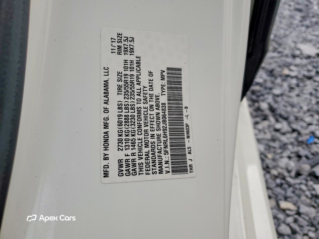 Honda Odyssey 2018