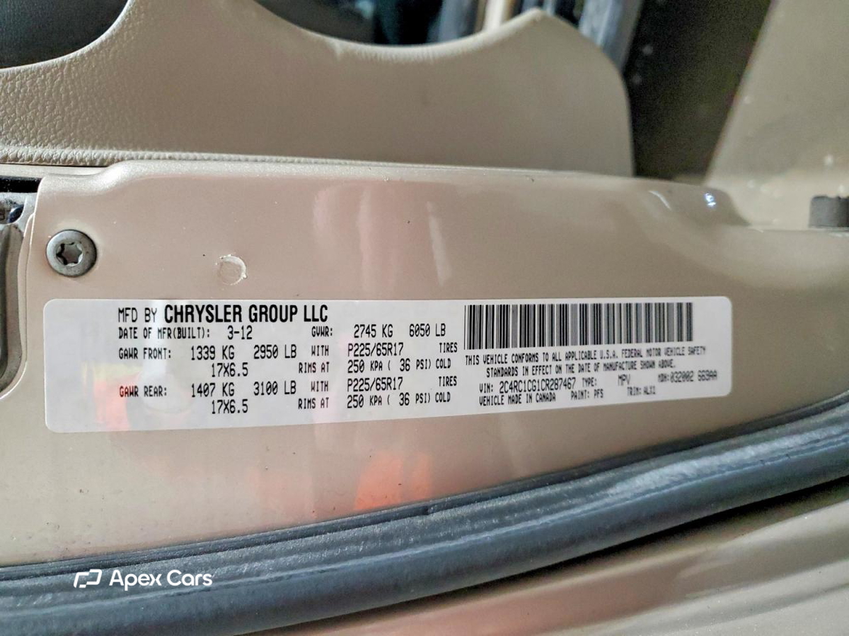 Chrysler Voyager 2012