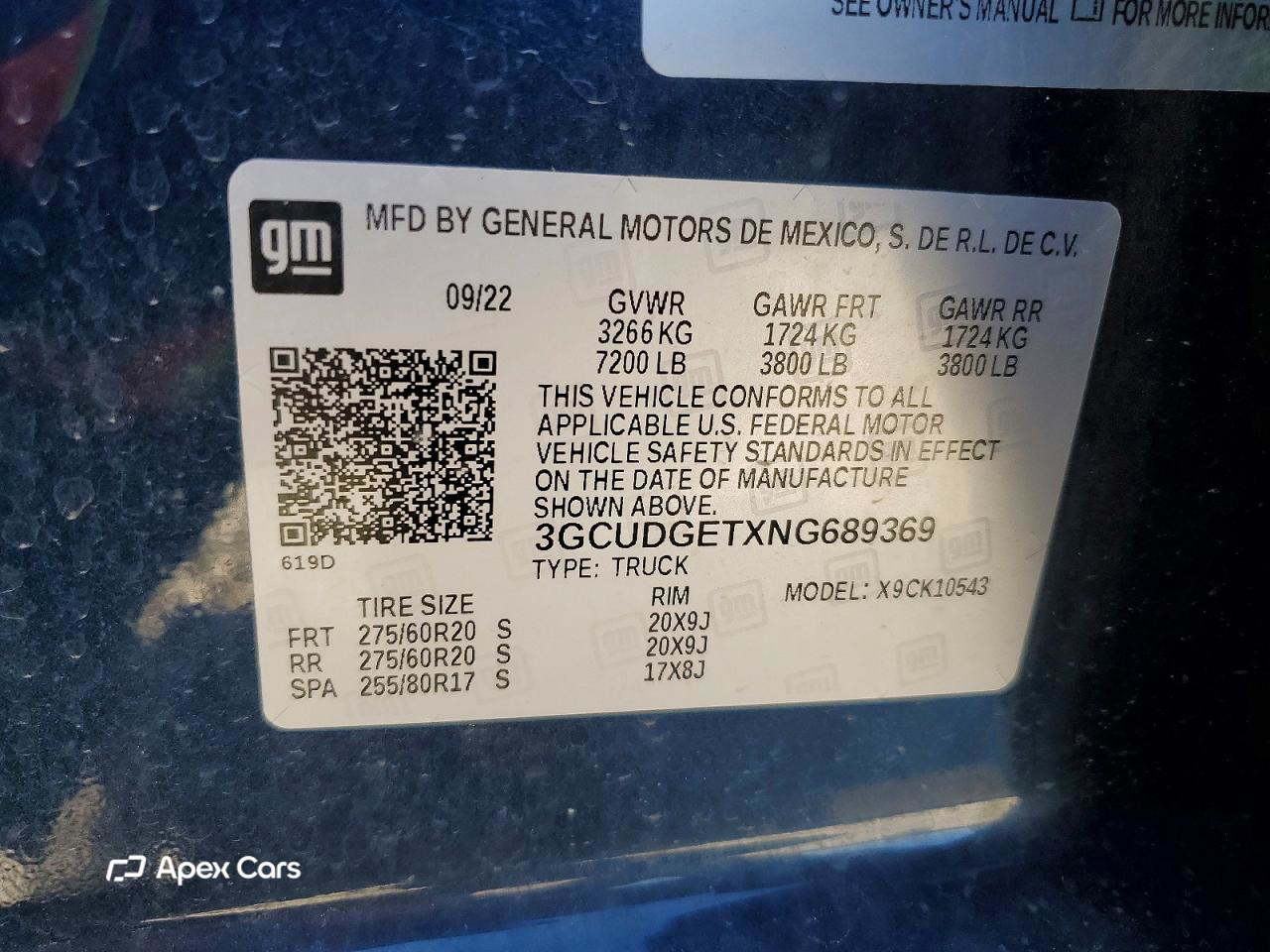 Chevrolet Silverado 2022