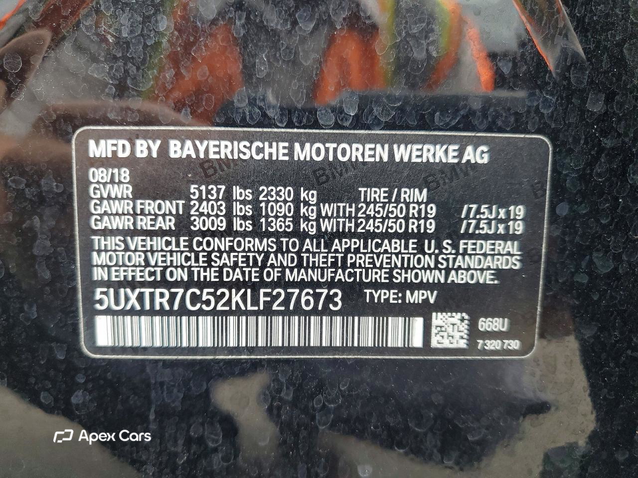 BMW X3 2019