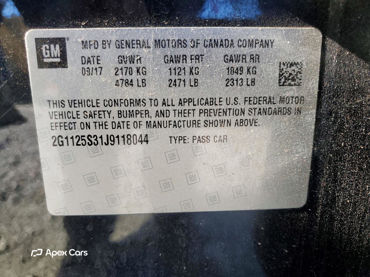 Chevrolet Impala 2018