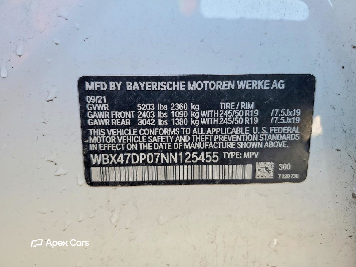 BMW X3 2022