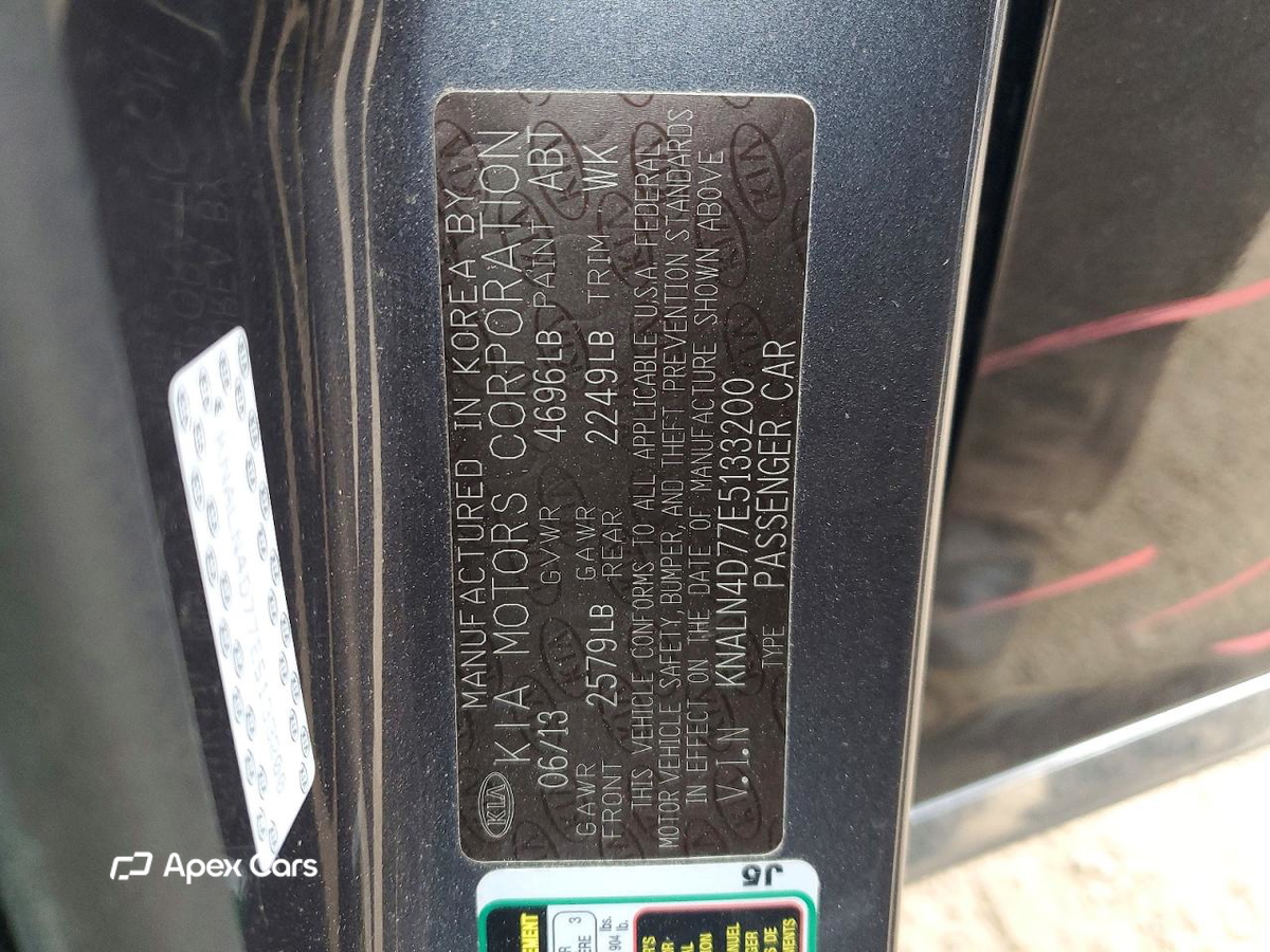 Kia Cadenza 2014