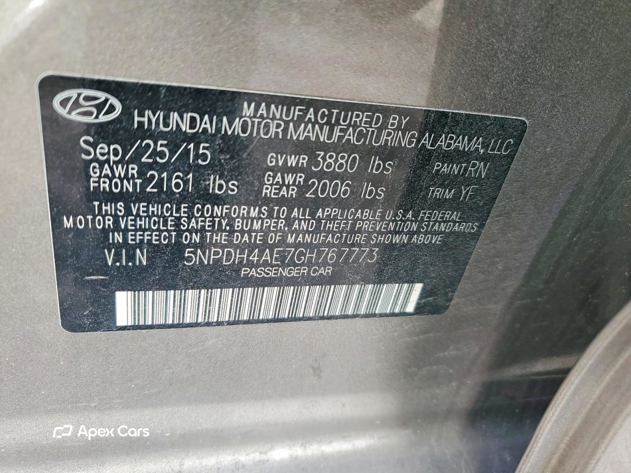 Hyundai Elantra 2016