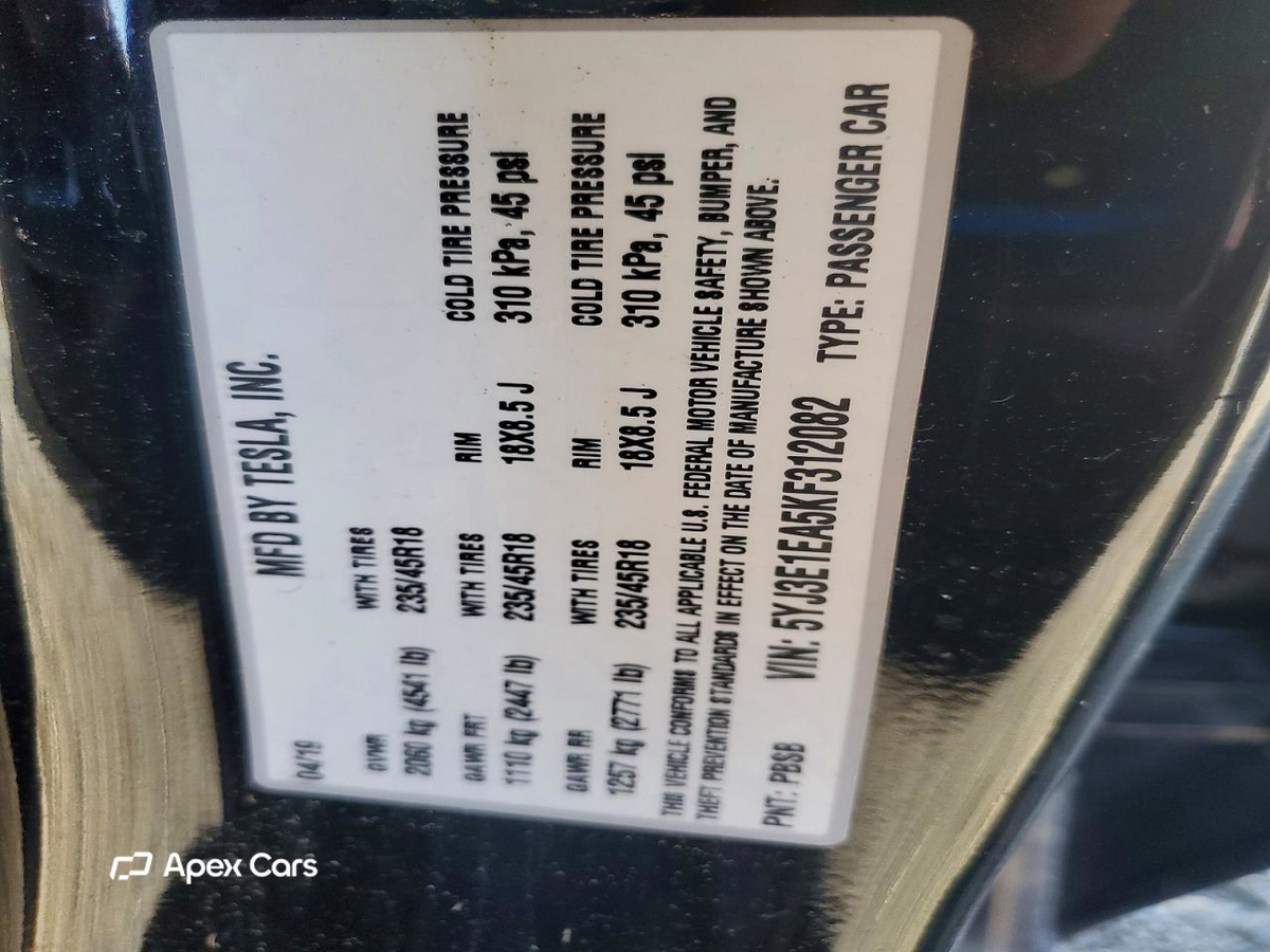 Tesla Model 3 2019