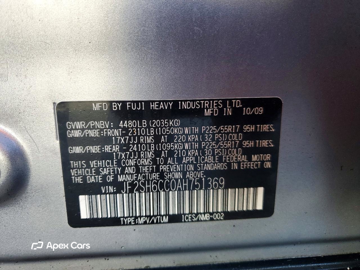Subaru Forester 2010