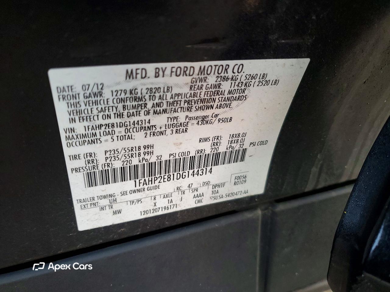 Ford Taurus 2013