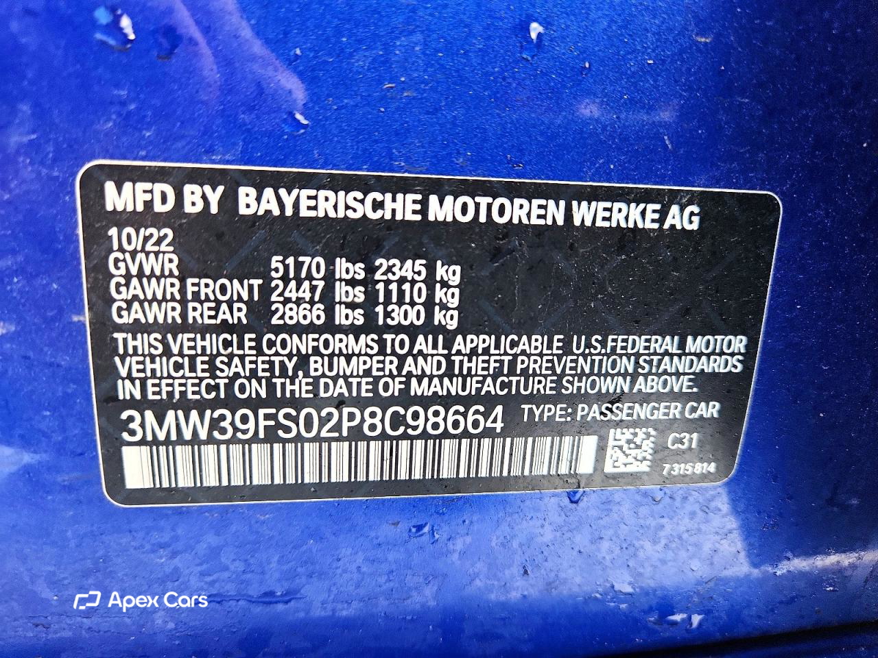 BMW Series 3 2023