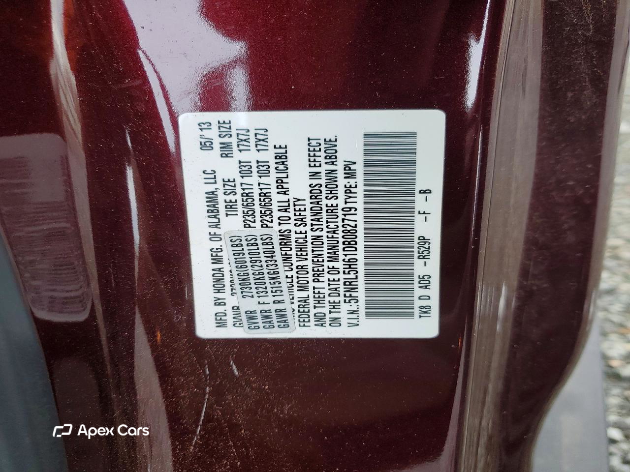 Honda Odyssey 2013