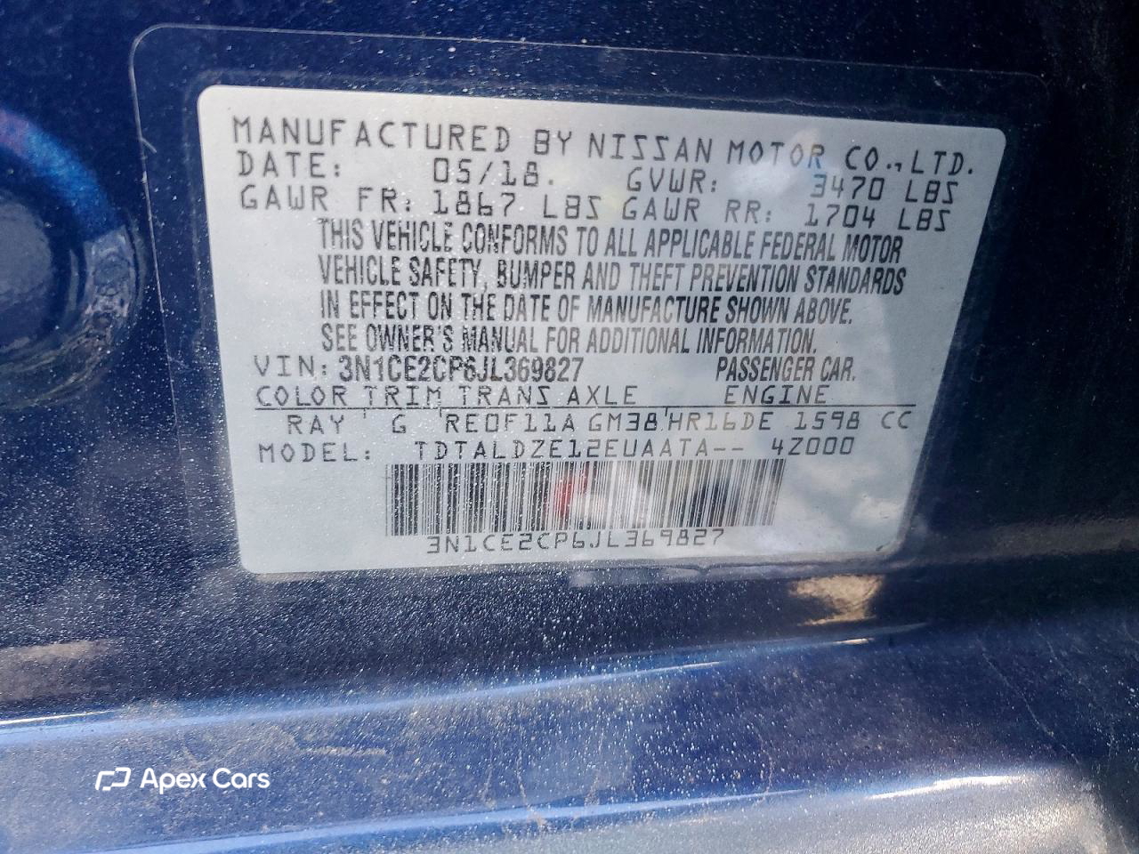 Nissan Versa 2018
