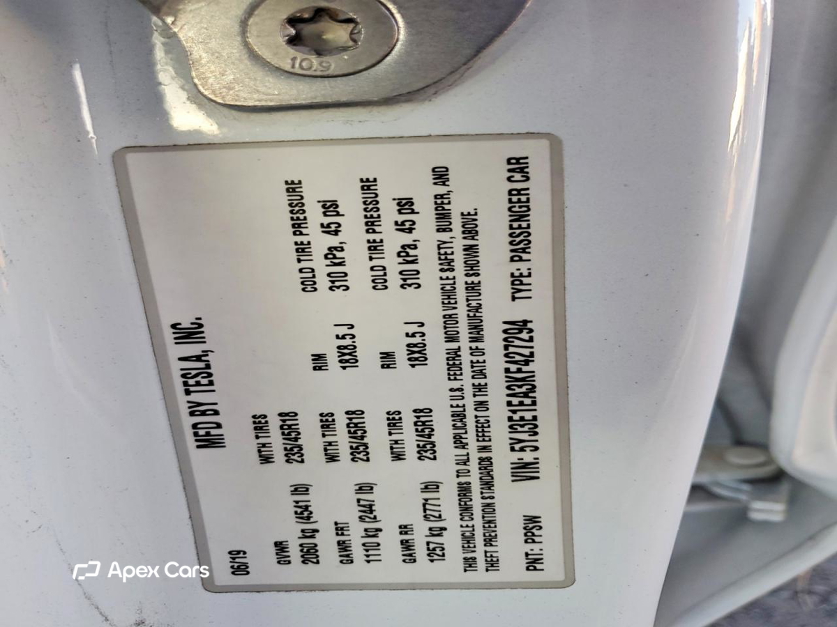 Tesla Model 3 2019