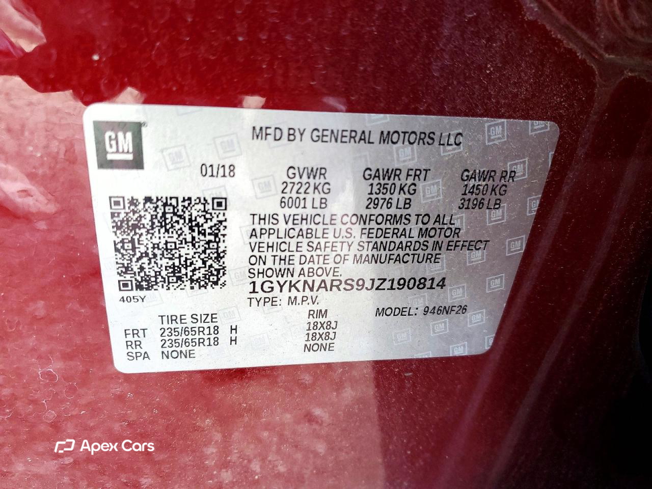 Cadillac XT5 2018