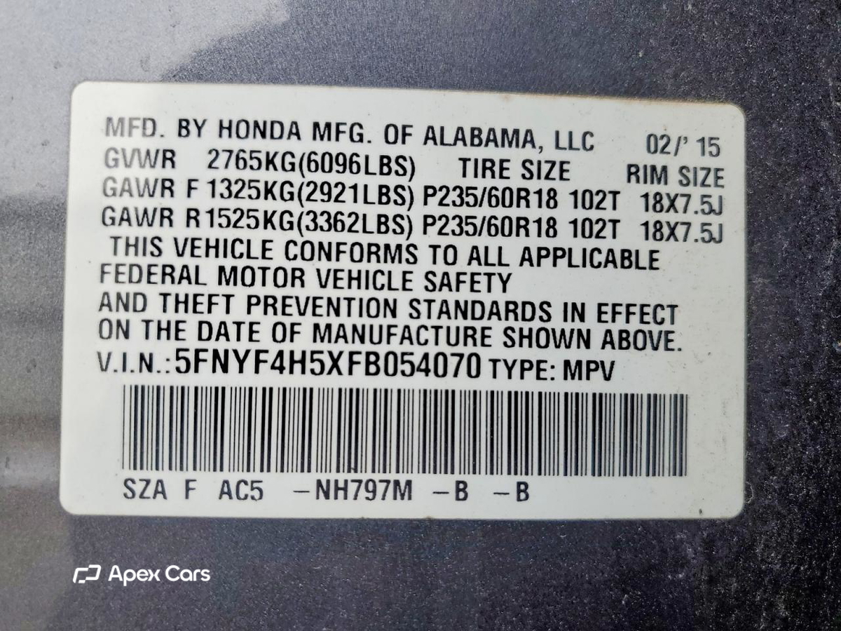 Honda Pilot 2015