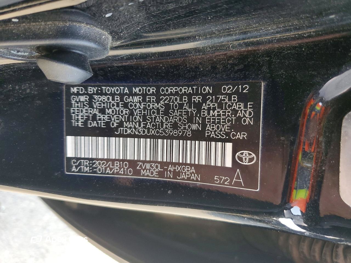 Toyota Prius 2012