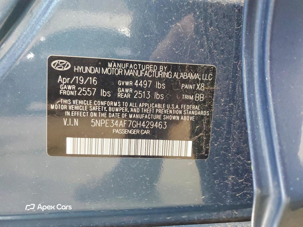 Hyundai Sonata 2016