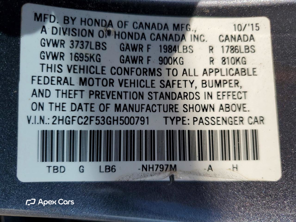 Honda Civic 2016