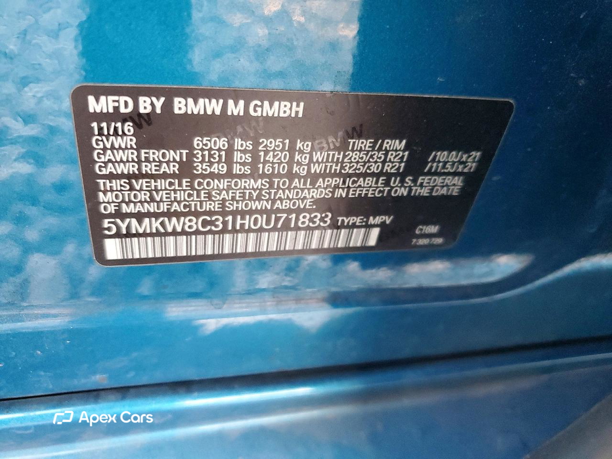 BMW X6 2017