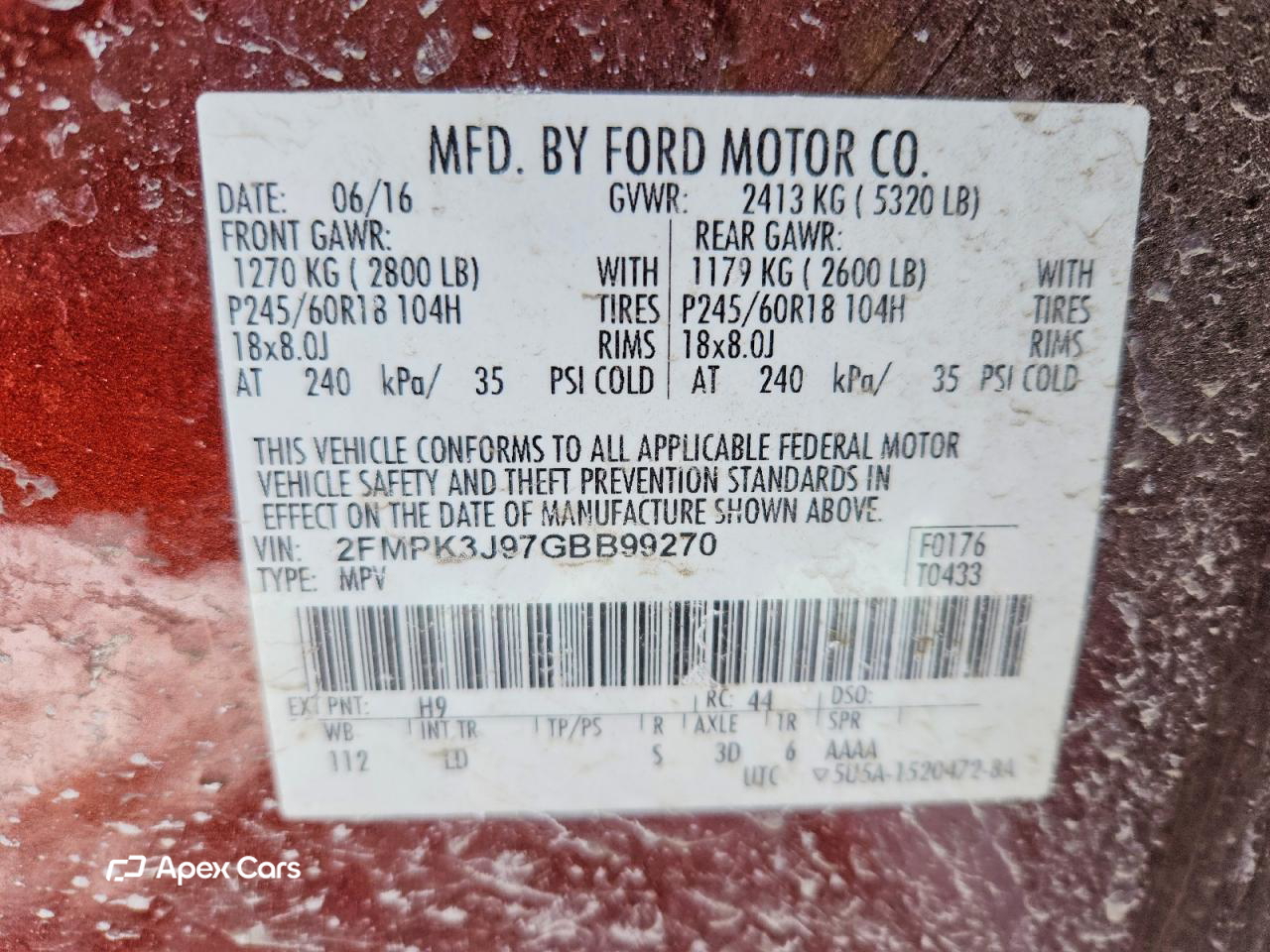 Ford Edge 2016