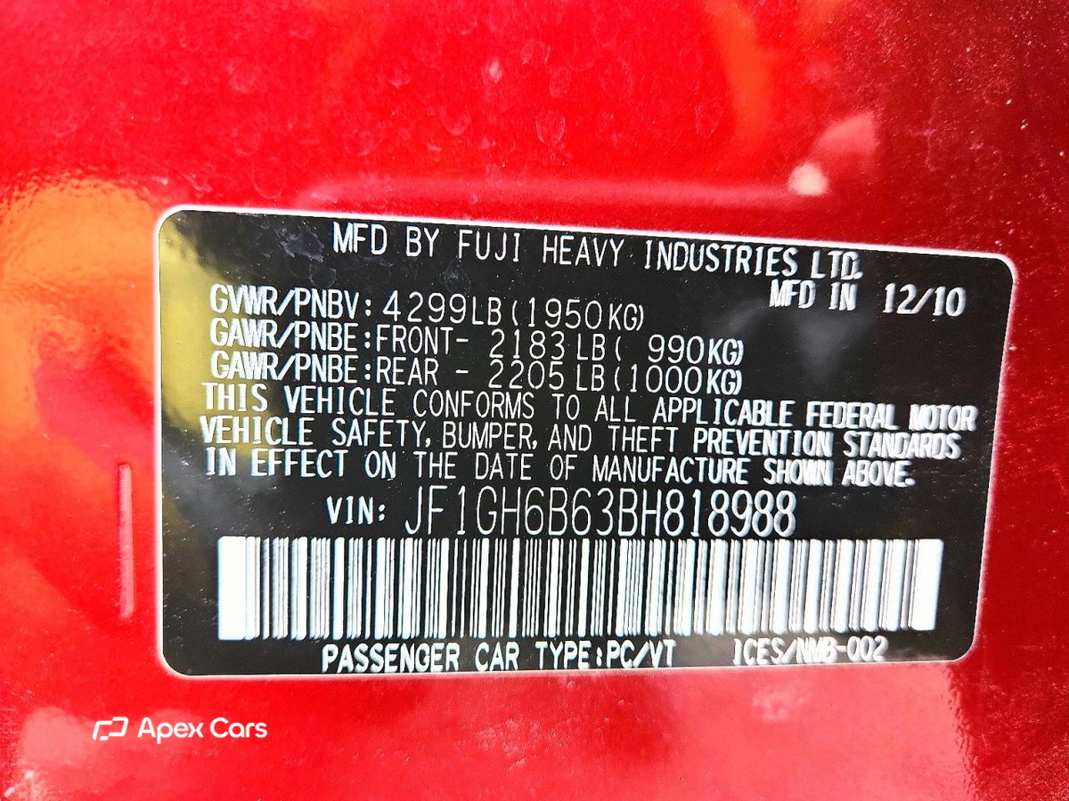 Subaru Impreza 2011