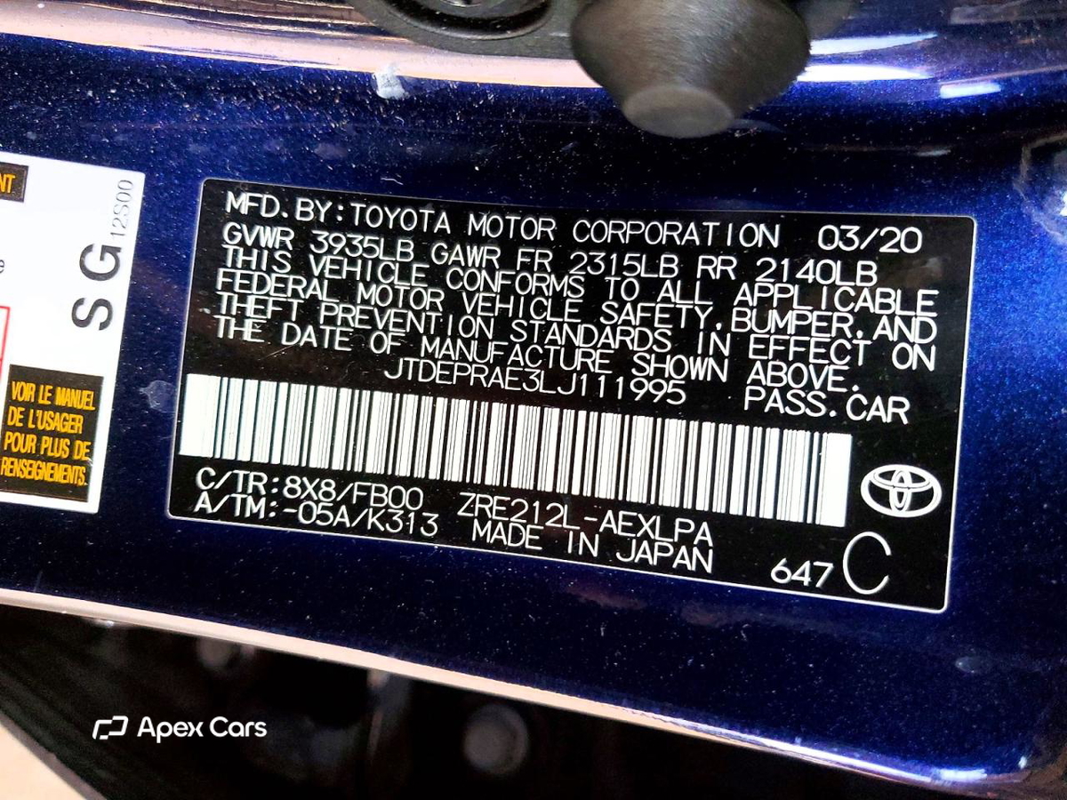 Toyota Corolla 2020