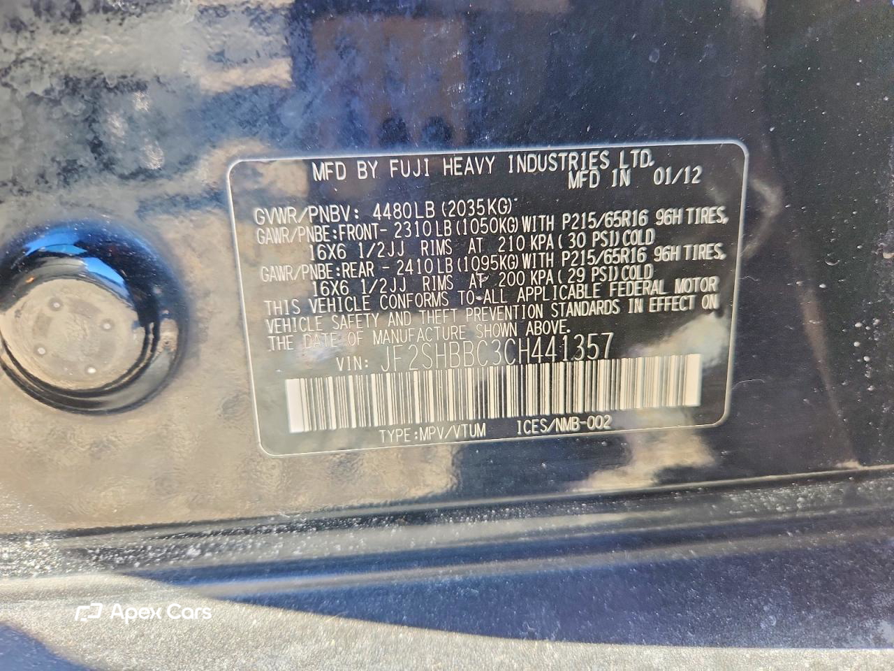Subaru Forester 2012
