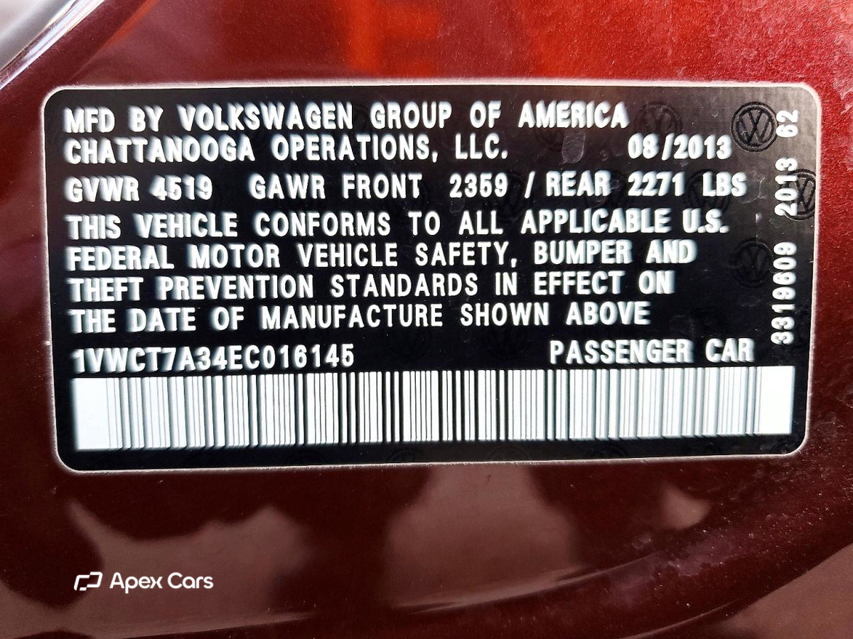 Volkswagen Passat 2014