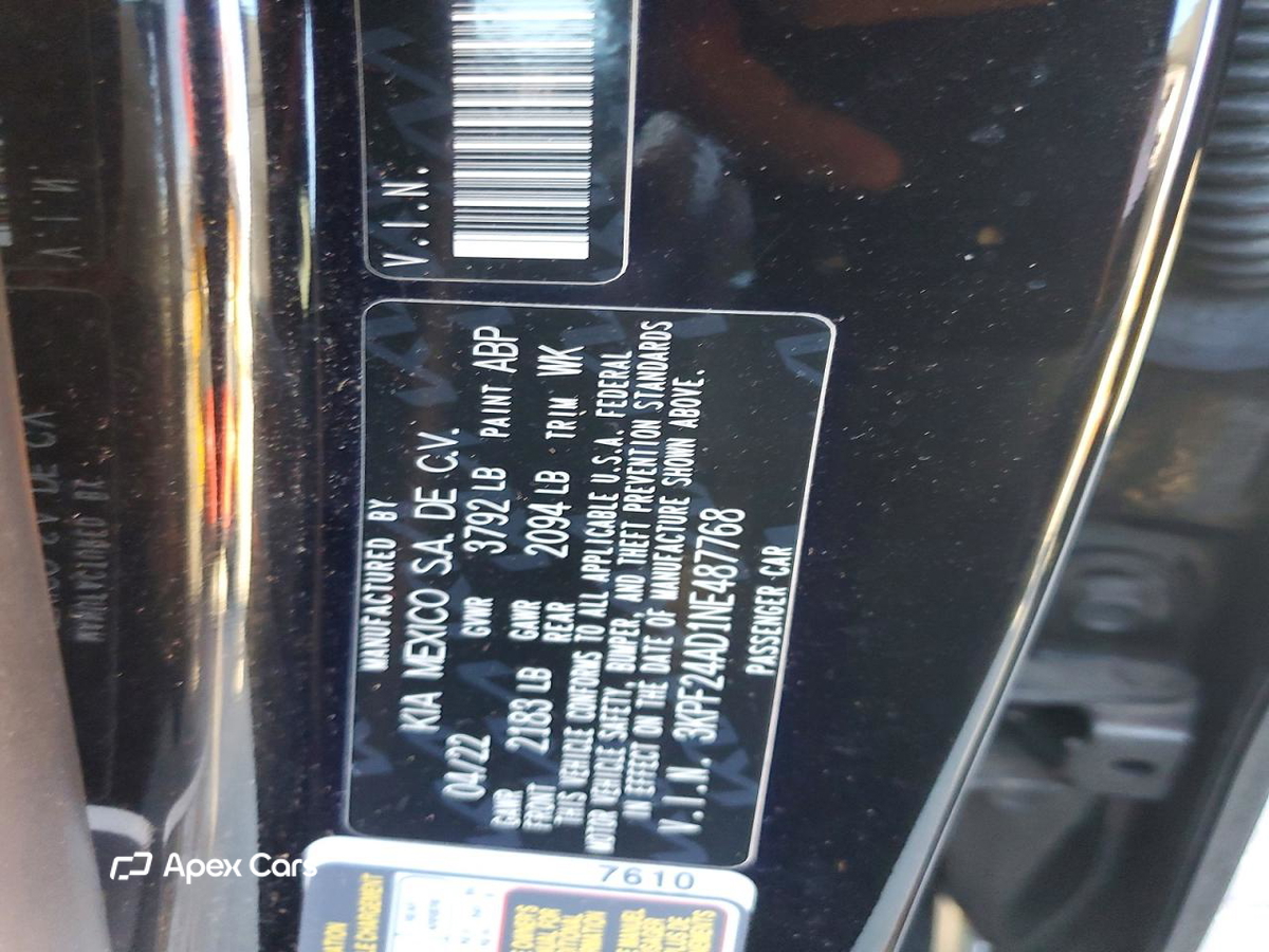 Kia Forte 2022