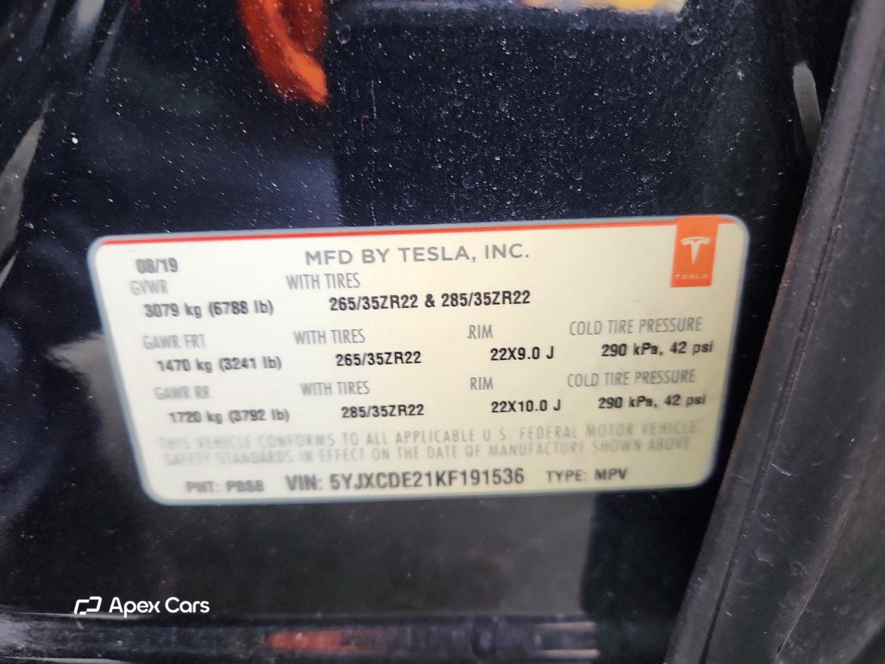 Tesla Model X 2019